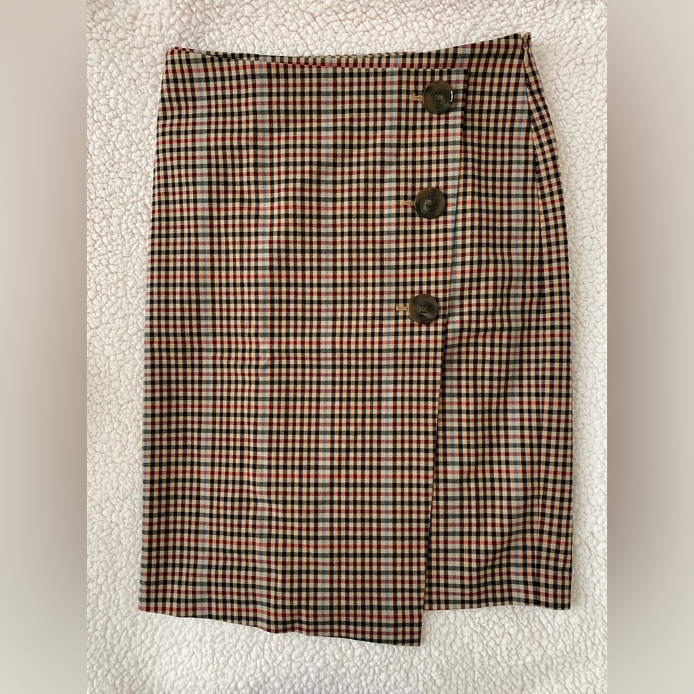 Ann Taylor Plaid Skirt